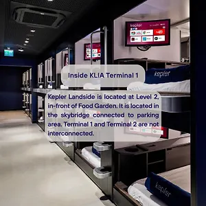 Hotel a capsule Kepler Club Kuala Lumpur Airport - Klia T1 Landside, Public Area, Sepang